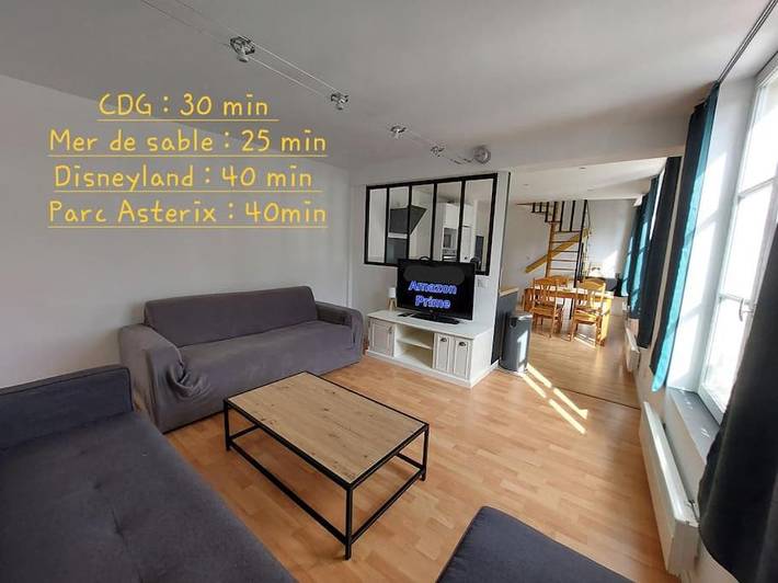 Gîte pour 6 personnes, avec jardin à Betz