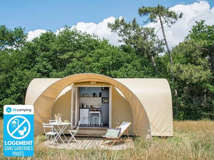 Tente pour 4 personnes, avec sauna dans le Jura