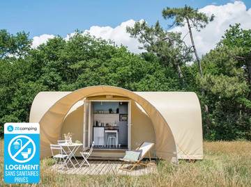 Tente pour 4 personnes, avec sauna dans le Jura