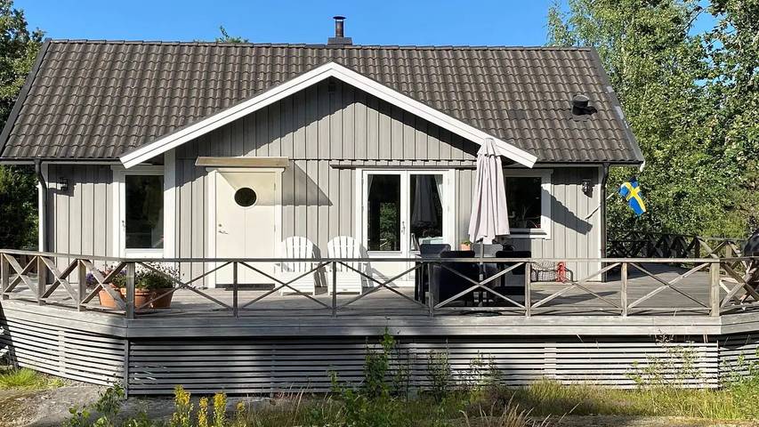 Ferienhaus für 8 Personen, mit Balkon in Vaxholm