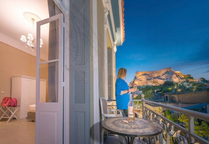 Maison d’hôte pour 2 personnes, avec vue et balcon à Athènes - 3