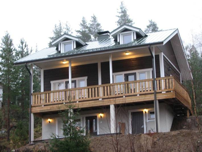 Maison de vacances pour 4 personnes, avec vue et terrasse ainsi que vue sur le lac et sauna - 1