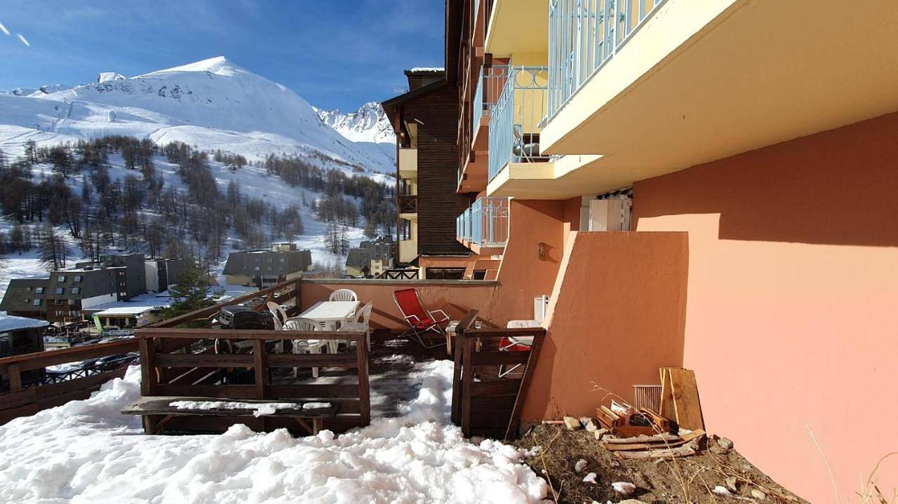 Studio rez-de-neige terrasse in La Foux d'Allos, Allos