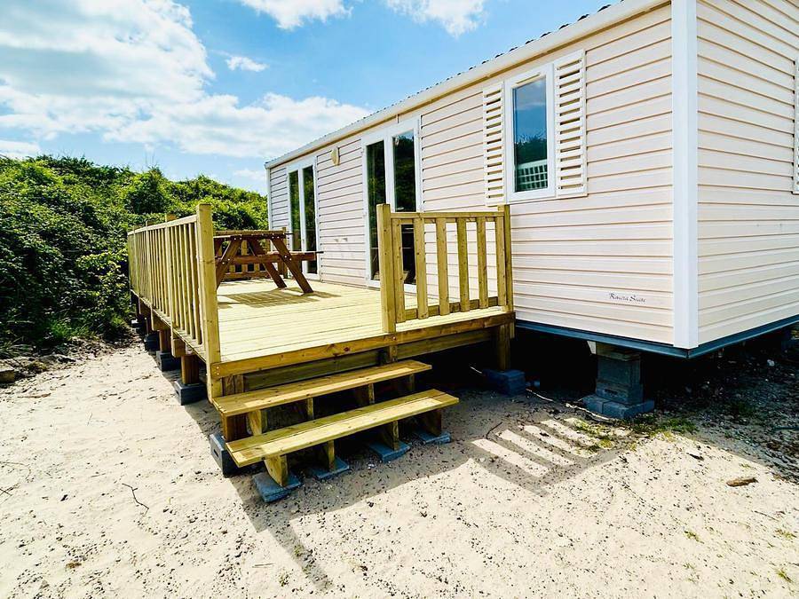 Nature et vacances Camping Cristal D'Opale - Mobilhome 6 personnes - Mobil Home 3 Chambres 6 personnes in Dannes, Région de Boulogne-sur-Mer