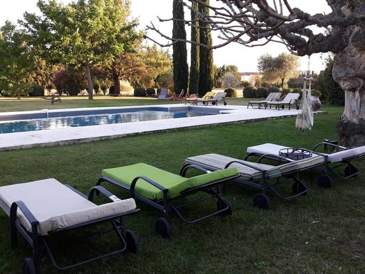 Chambre d’hôte pour 3 personnes, avec jardin ainsi que vue et piscine à Robion - 4