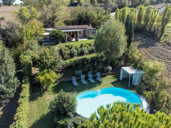 Ferienhaus für 5 Personen, mit Garten, kinderfreundlich