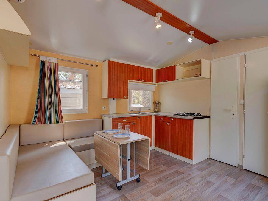 Camping Bi Village  - Mobile home 6 persons - Mobil-home | Classic | 3 Bedrooms | 6 Pers. | Raised terrace | Air-con. in Valbandon, Southcoast Istria