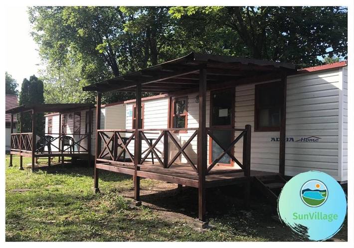 Camping für 6 Personen, mit Kinderpool und Terrasse sowie Pool in Ungarn - 2