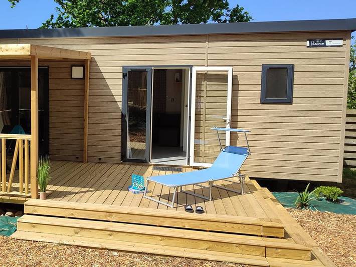 Camping le Beaupré - Mobilheim 4 personen - Grand Large Confort 30m² - 2 Zimmer in Mesquer, Côte d'Amour