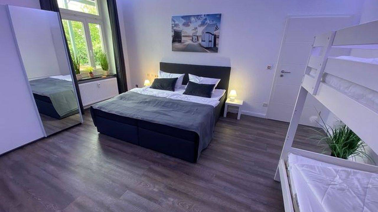 Ganze Ferienwohnung, Ferienwohnung für 6 Personen (76 m²) in Rostock in Stadtmitte Rostock, Rostock