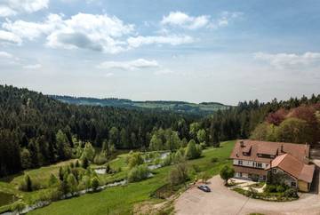 Hôtel pour 2 personnes, avec terrasse et jardin, animaux acceptés à Girmont-Val-d'Ajol