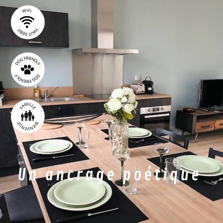 Appartement de vacances pour 4 personnes, avec terrasse, animaux acceptés