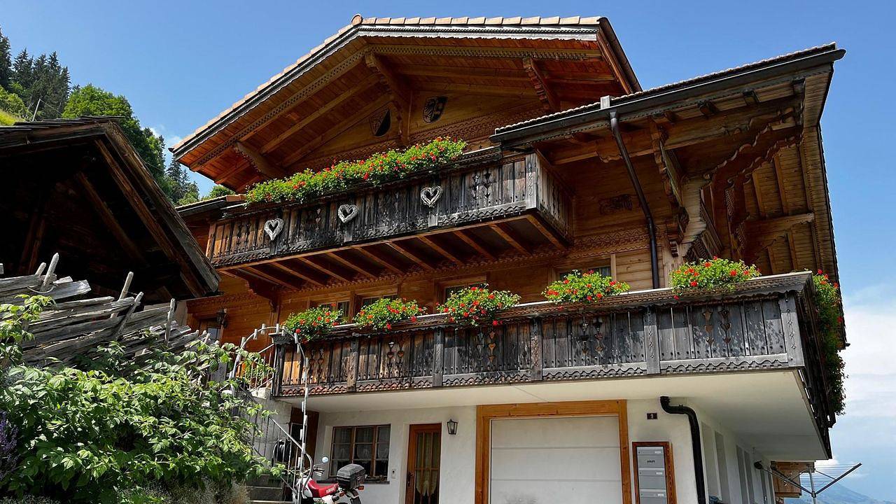 Appartement de vacances entier, Appartement de vacances pour 9 personnes avec jardin in Adelboden, Frutigen-Lenk-Adelboden