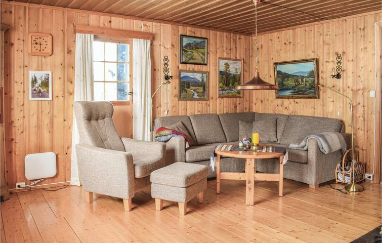 Location de vacances pour 6 personnes, avec jardin et terrasse dans Sjusjoen - 2