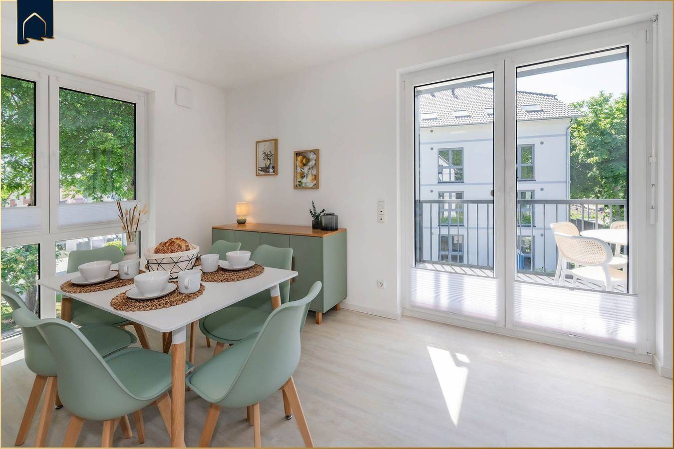 Ganze Wohnung, Moderne Ferienwohnung in Kölpinsee mit Balkon, fußläufig zum Strand & See in Kölpinsee, Loddin