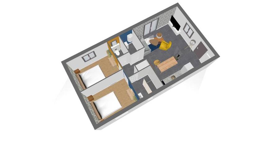 Location de vacances pour 4 personnes, avec jardin à Conteville - 4