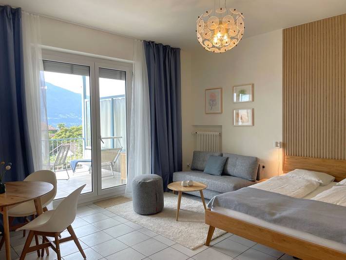 Ferienwohnung für 2 Personen, mit Ausblick und Terrasse in Minusio - 4