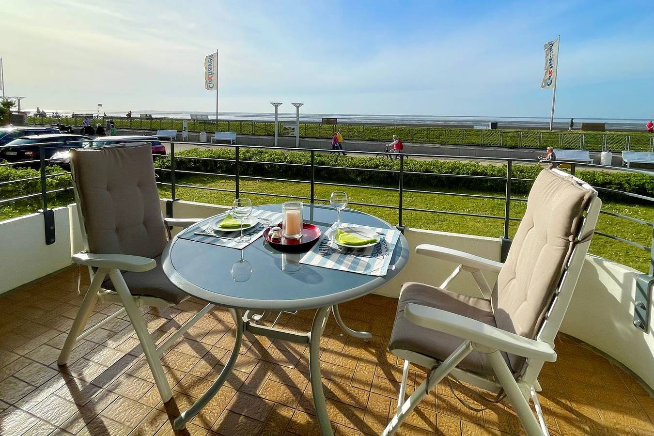 Apartamento entero, 2 Zimmer Ferienwohnung im Haus Nautilus mit direkter Seesicht in Duhnen, Cuxhaven