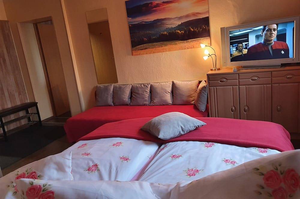 Ganze Wohnung, Kleines Ferienappartment mit Blick zum Berg Bärenstein in Bärenstein, Erzgebirge
