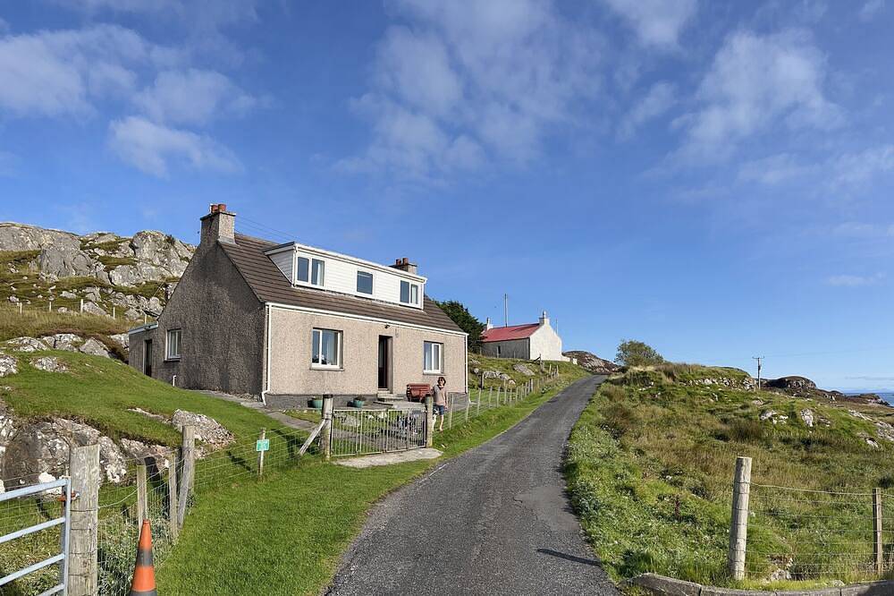 Macaulay Cottage, Grosebay, Insel Harris in Lewis and Harris, Äußere Hebriden
