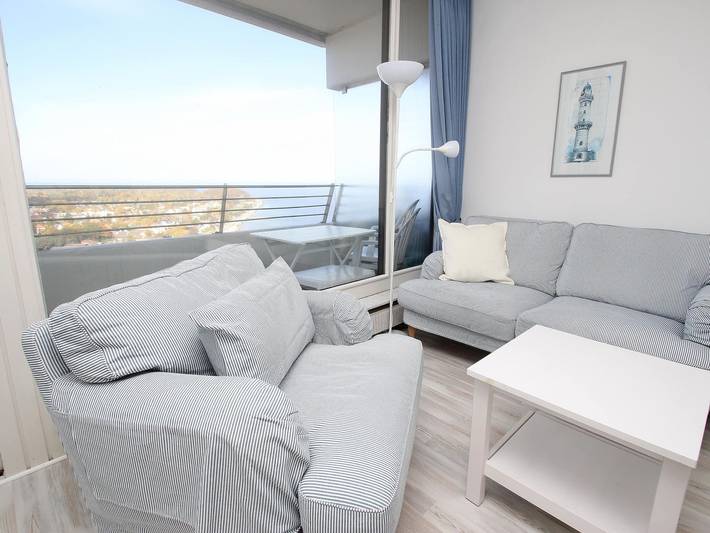Ferienwohnung für 2 Personen, mit Balkon in der Lübecker Bucht