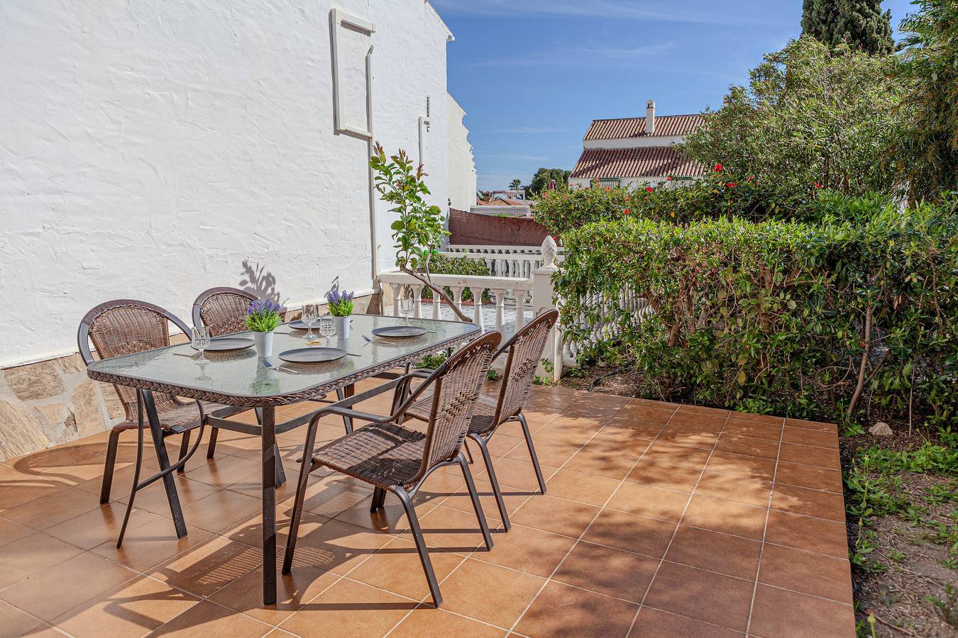 Ferienhaus Casa Nutt nahe dem Meer, Wlan und Klimaanlage in Torrox Costa, Torrox