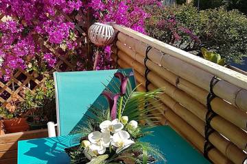 Gîte pour 4 personnes, avec balcon, animaux acceptés dans Plage de Bonne Grace