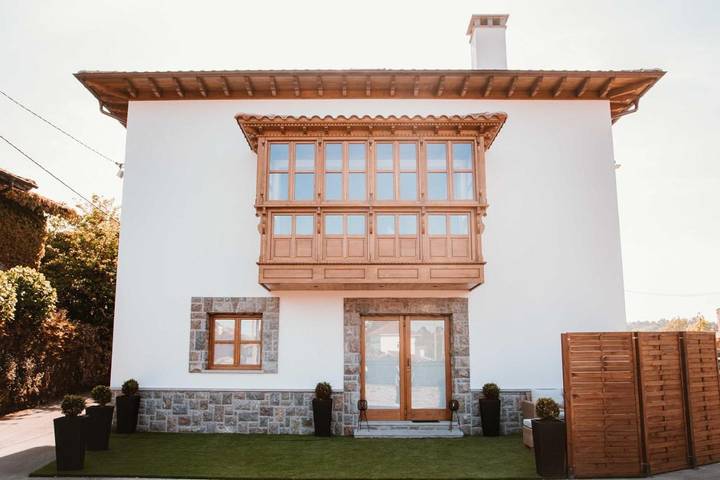 Gîte pour 10 personnes, avec vue et terrasse dans Balmori
