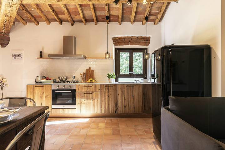 Geheel appartement, Historisch appartement in de heuvels van San Gimignano in Pancole, San Gimignano