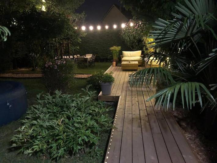 Location de vacances pour 4 personnes, avec terrasse ainsi que jacuzzi et jardin à Loos - 2