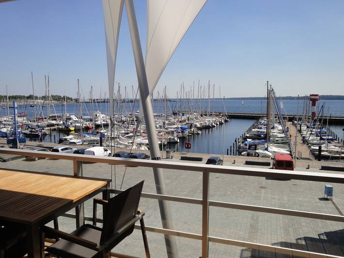 Ferienwohnung für 5 Personen, mit Balkon und Sauna sowie Seeblick in Eckernförde