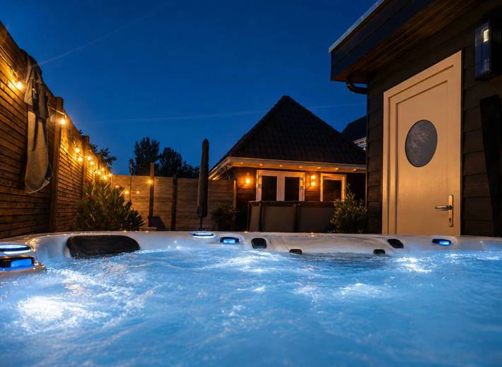 Ferienhaus für 4 Personen, mit Terrasse und Garten