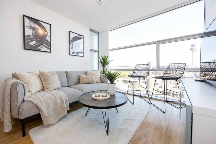 Appartamento intero, Stunning Skyline 1Br Liverpool Apartment w Parking in Liverpool, Merseyside