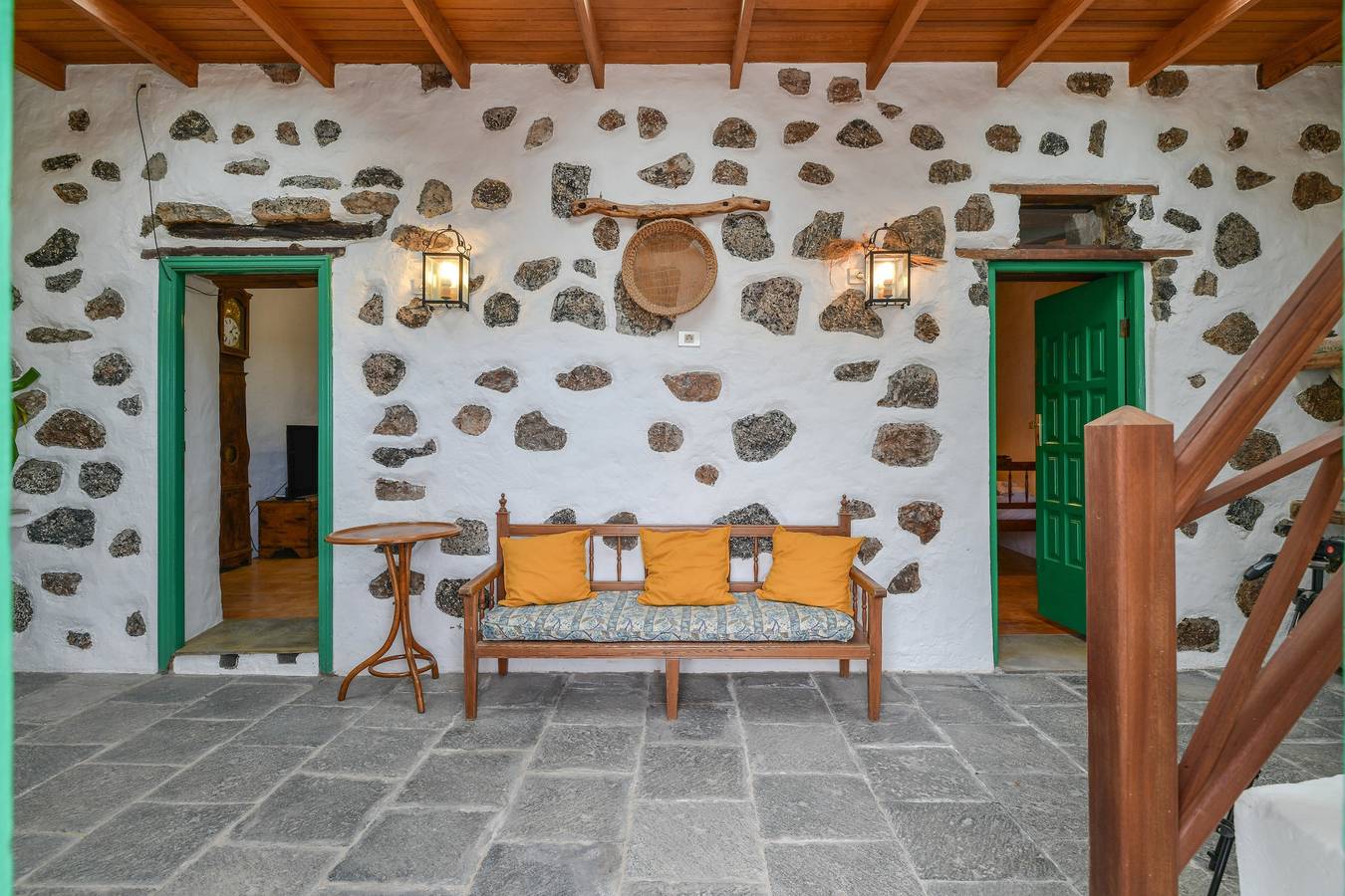 Rustikales Ferienhaus "Casa Rural Tamia" mit Terrasse und Blick auf die Berge, Wlan in Tao, Teguise