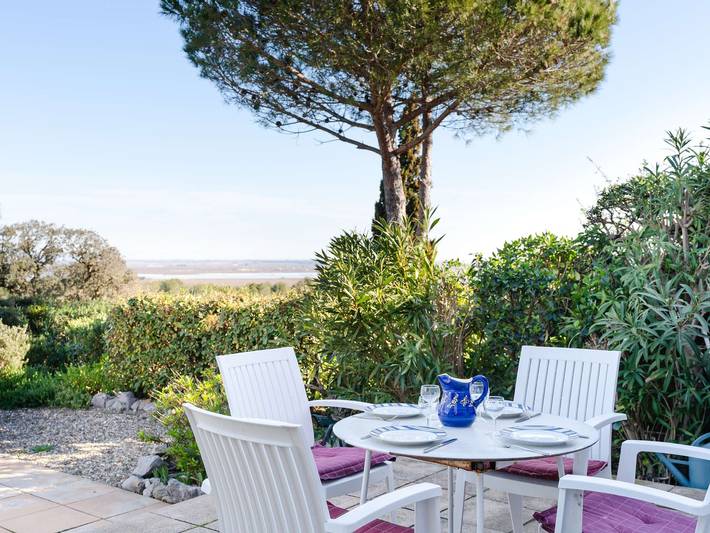 Villa pour 5 personnes, avec Jardin ainsi que Piscine et Vue à Fleury