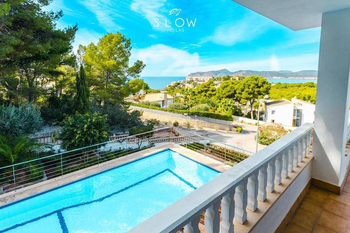Location de vacances pour 8 personnes, avec jardin ainsi que piscine et terrasse à Santa Ponsa - 3