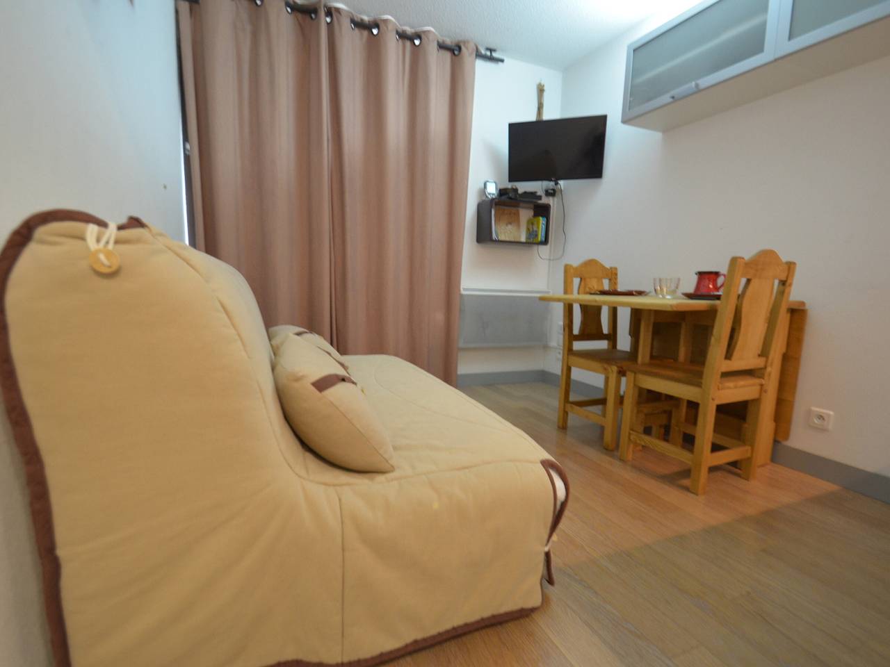 Ganzes Studio, Gemütliches Studio für Paare, Balkon, pistennah in Les Menuires, Saint-Martin-de-Belleville