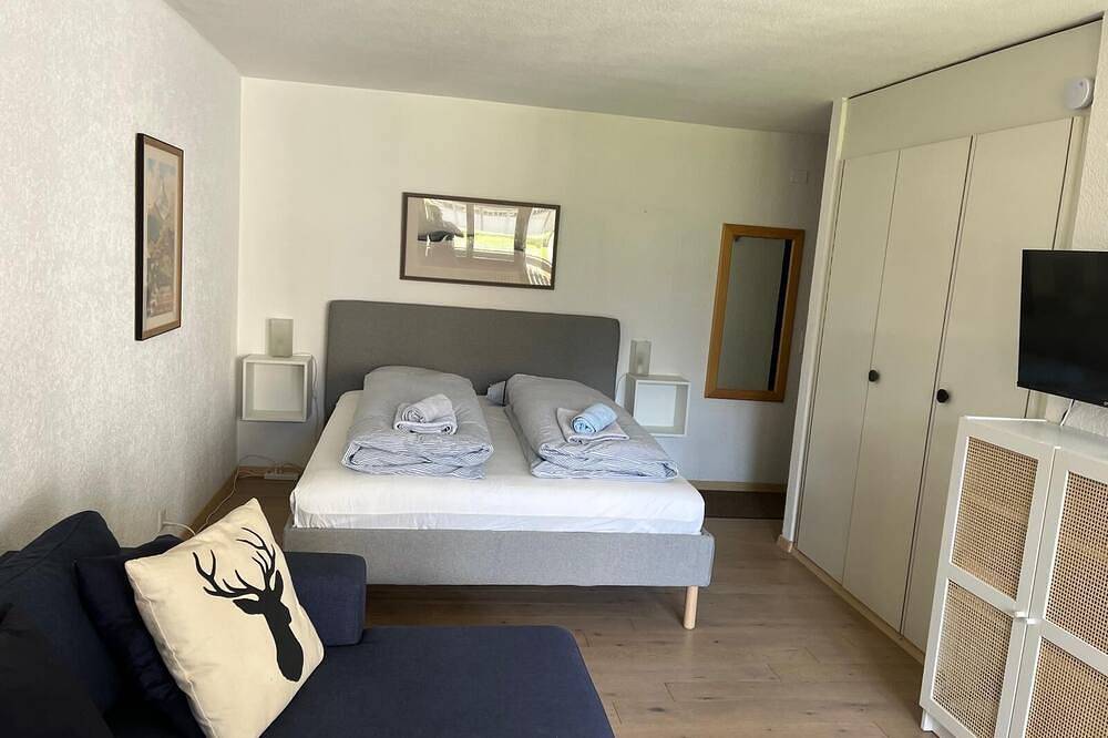 Ganze Wohnung, Studio close to lifts, shops and the village, amazing Matterhorn view in Zermatt, Walliser Alpen