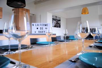 Gîte pour 10 personnes, avec jardin et terrasse dans Brimont