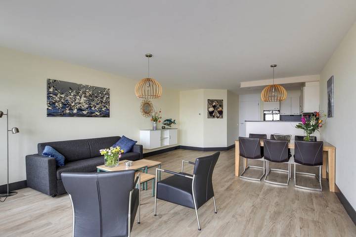 Ferienhaus für 6 Personen, mit Balkon und Balkon/Terrasse