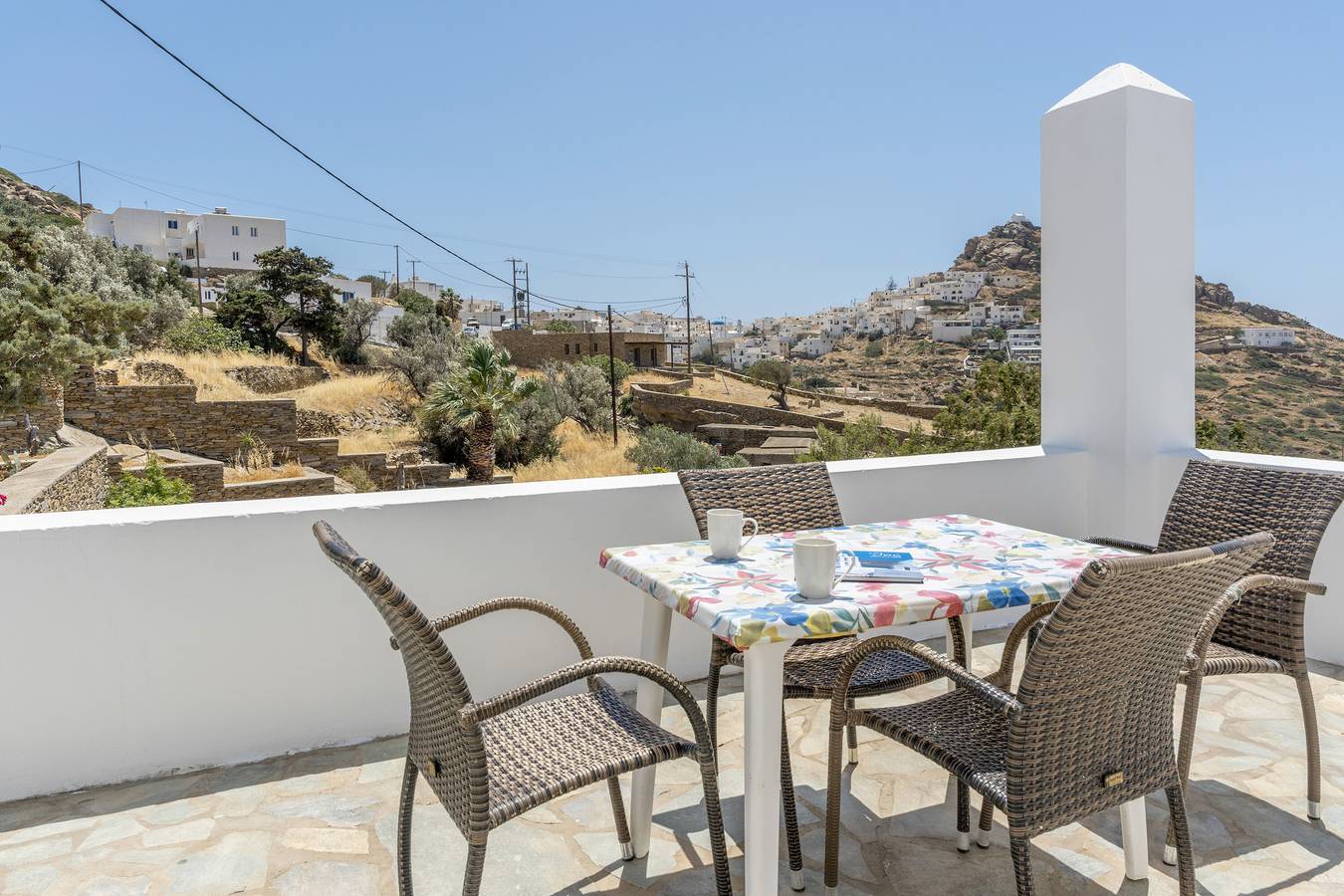 Hel lägenhet, Apartment '8' with Sea View, Wi-Fi and Air Conditioning in Chora (Ios), Ios