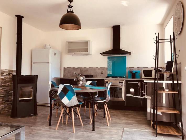 Appartement de vacances pour 8 personnes, avec jardin et vue, animaux acceptés
