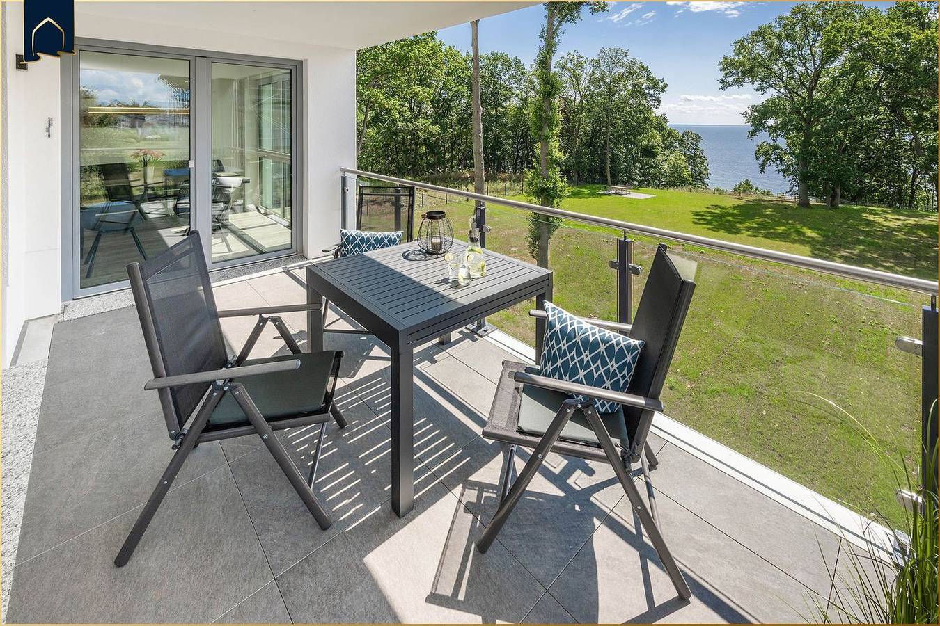 Ganze Wohnung, Moderne Ferienwohnung am Stettiner Haff mit Garten und Balkon in Zirchow, Usedom