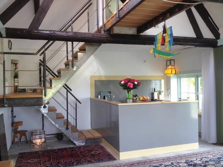 Ferienhaus für 4 Personen, mit Terrasse und Garten sowie Kinderpool und Ausblick