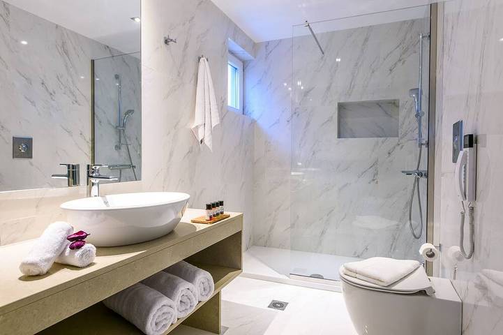 Maison d’hôte pour 3 personnes, avec sauna ainsi que piscine et jardin à Chersónissos - 4