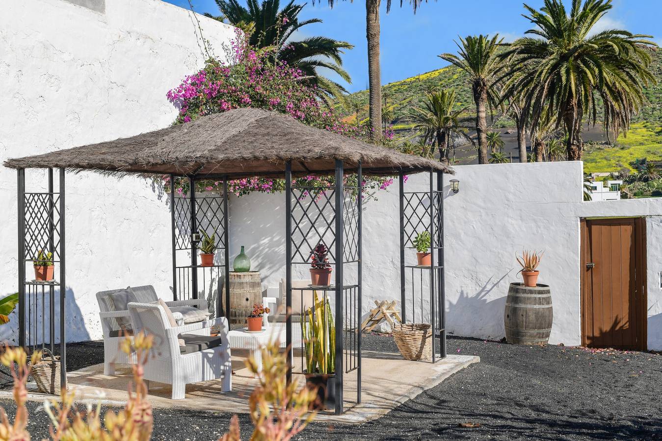 Ferienhaus 'Maria Dolores' mit Bergblick, Wlan, Garten & Terrasse in Haría, Lanzarote