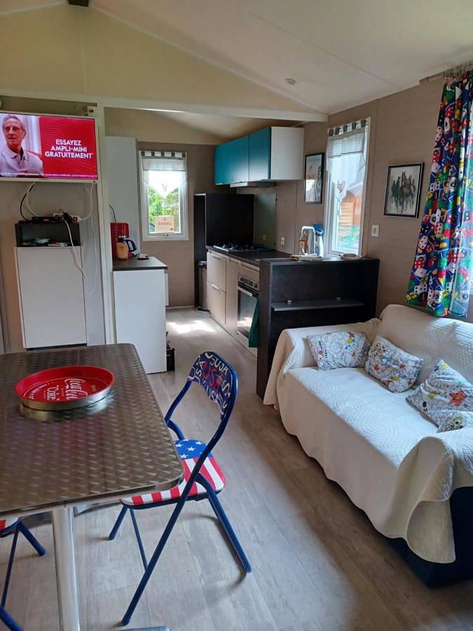 Camping pour 4 personnes, avec Terrasse ainsi que Jardin et Vue