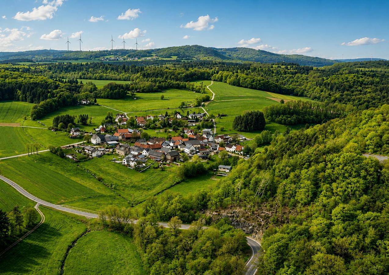 Ganze Wohnung, Ferienwohnung Hinterland Hideaway in Gladenbach, Naturpark Lahn-Dill-Bergland