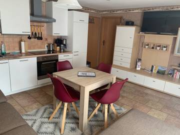 Ferienwohnung für 4 Personen, mit Terrasse und Sauna sowie Garten, kinderfreundlich in Quedlinburg