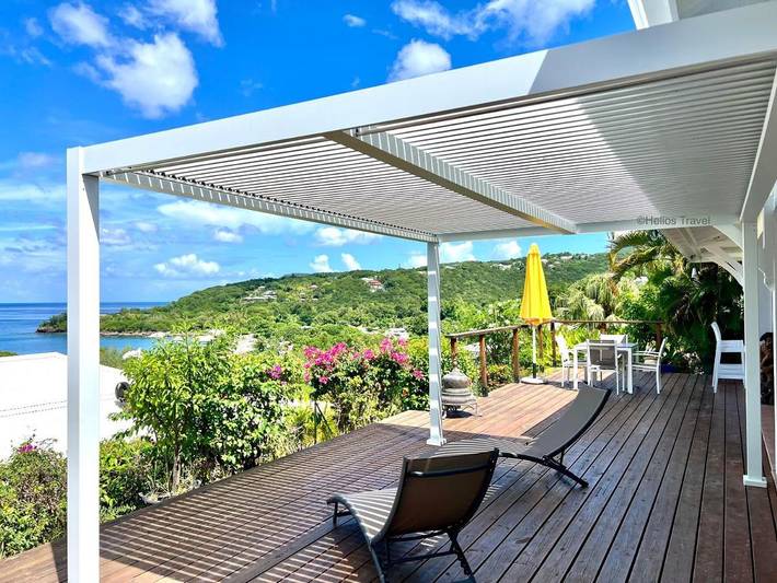 Villa pour 4 personnes, avec jardin et vue à Deshaies